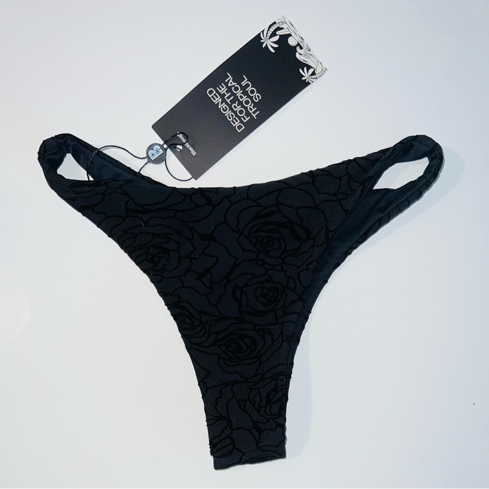 Black bough Bikini Bottom - XS